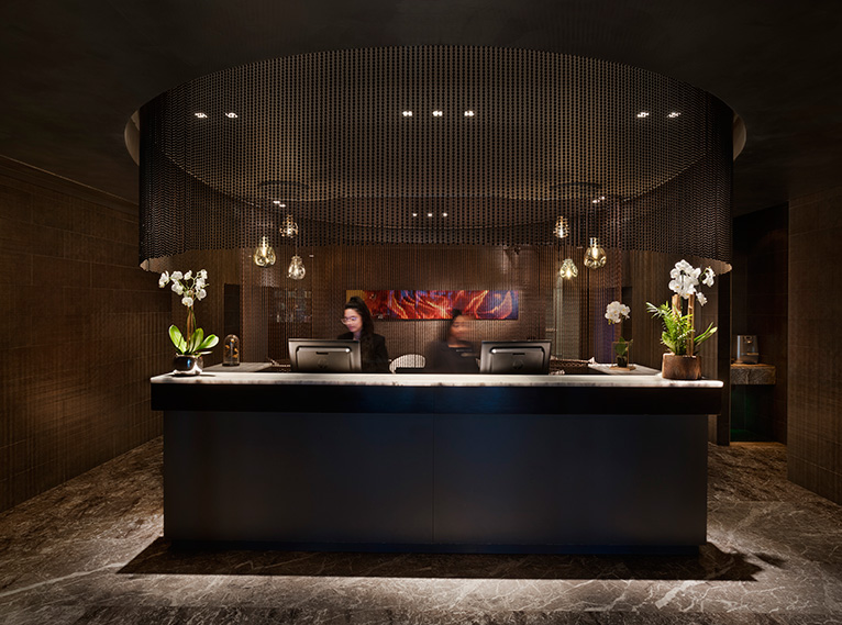 spa reception desk